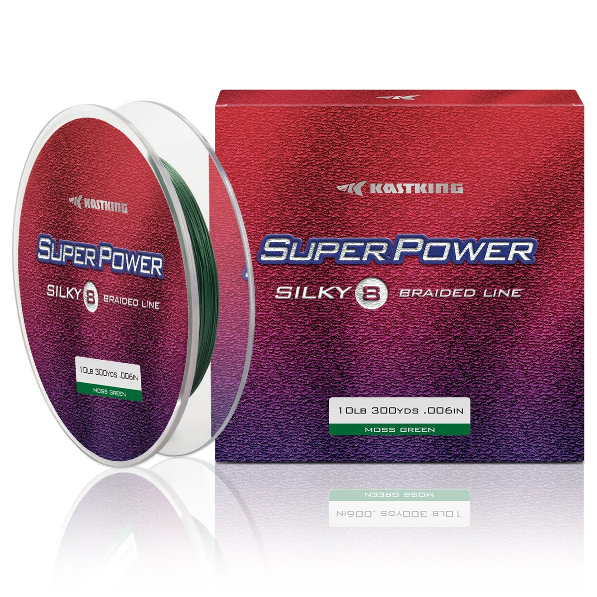 KastKing SuperPower Silky8 Braided Line - 300YDS