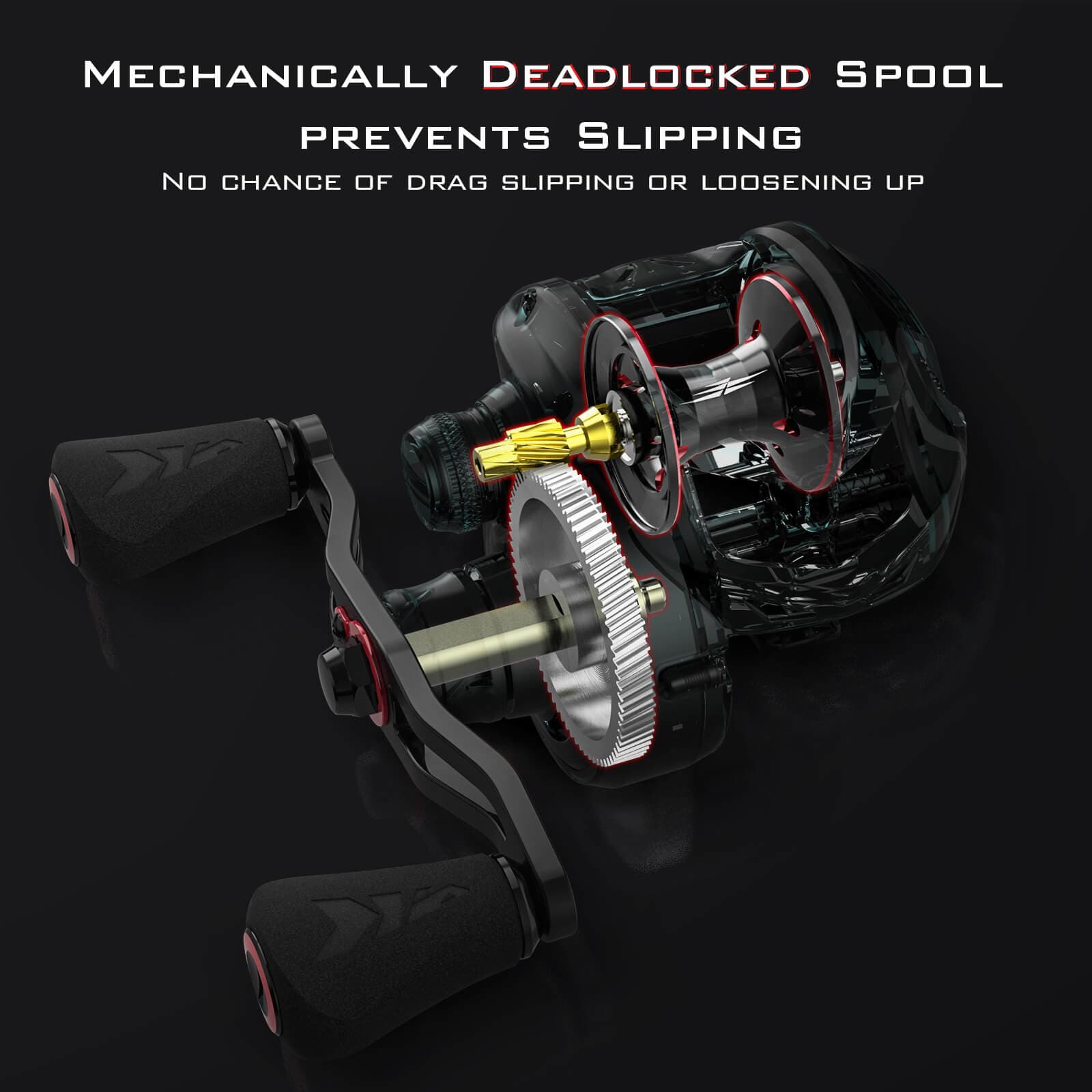 baitcast reel no markiongs KastKing Speed Demon Elite Deadbolt Baitcasting Reel 7.4:1 / Left Hand