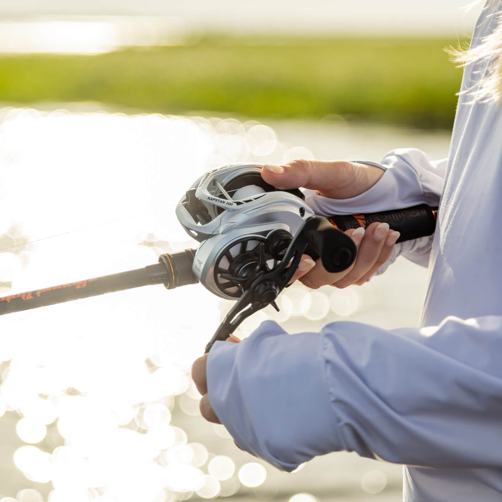 KastKing Kapstan Elite Size 300 Double Handle Baitcasting Reel 5.4:1 / Left Handed KastKing Kapstan Elite Size 300 Double Handle Baitcasting Reel 5.4:1 / Left Handed