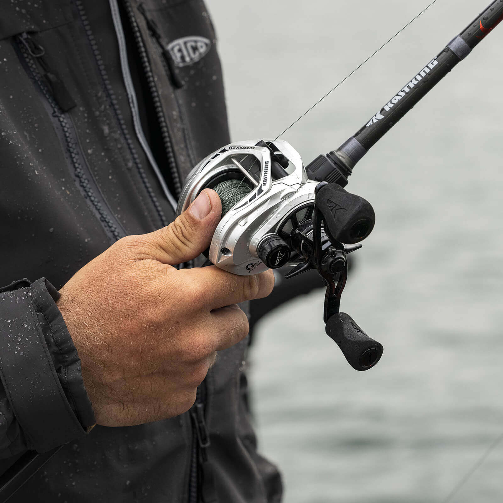 KastKing Kapstan Elite Size 300 Double Handle Baitcasting Reel 5.4:1 / Left Handed KastKing Kapstan Elite Size 300 Double Handle Baitcasting Reel 5.4:1 / Left Handed