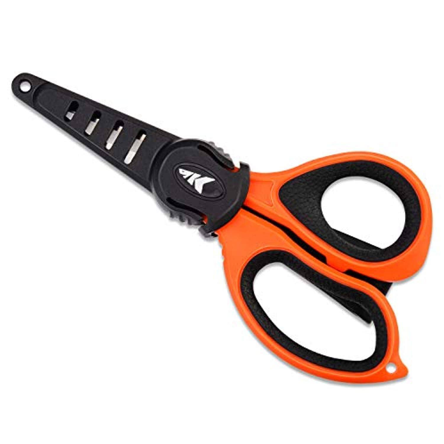 A1, (Black) Portable Fishing Scissors, Lure PE Line Scissors, Stainless  Steel Titanium-Coated Fishing Shears, Fishing Line Cutter with Anti-Loss  Rope Set, Lure Fishing Tools