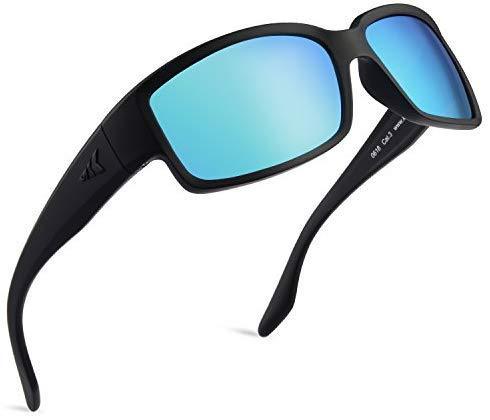 KastKing Skidaway Polarized Sport Sunglasses for Men and Women - Matte  Blackout | Smoke Base - Ice