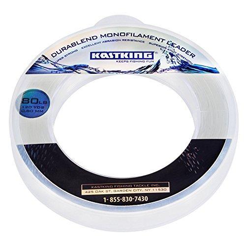 80lb mono fishing line KastKing DuraBlend Monofilament Leader Line