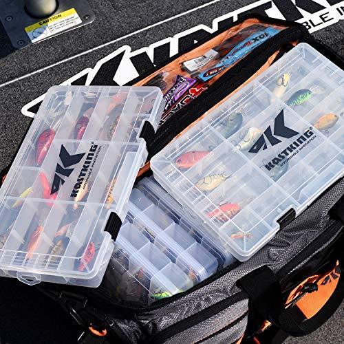 TRUSCEND Fishing Tackle Box Organizer Portable Waterproof, Airtight  Anti-wear Tackle Storage Boxes with Adjustable Dividers, Fishing Tackle and  Gear Box Container for Lures and Accessories - Yahoo Shopping