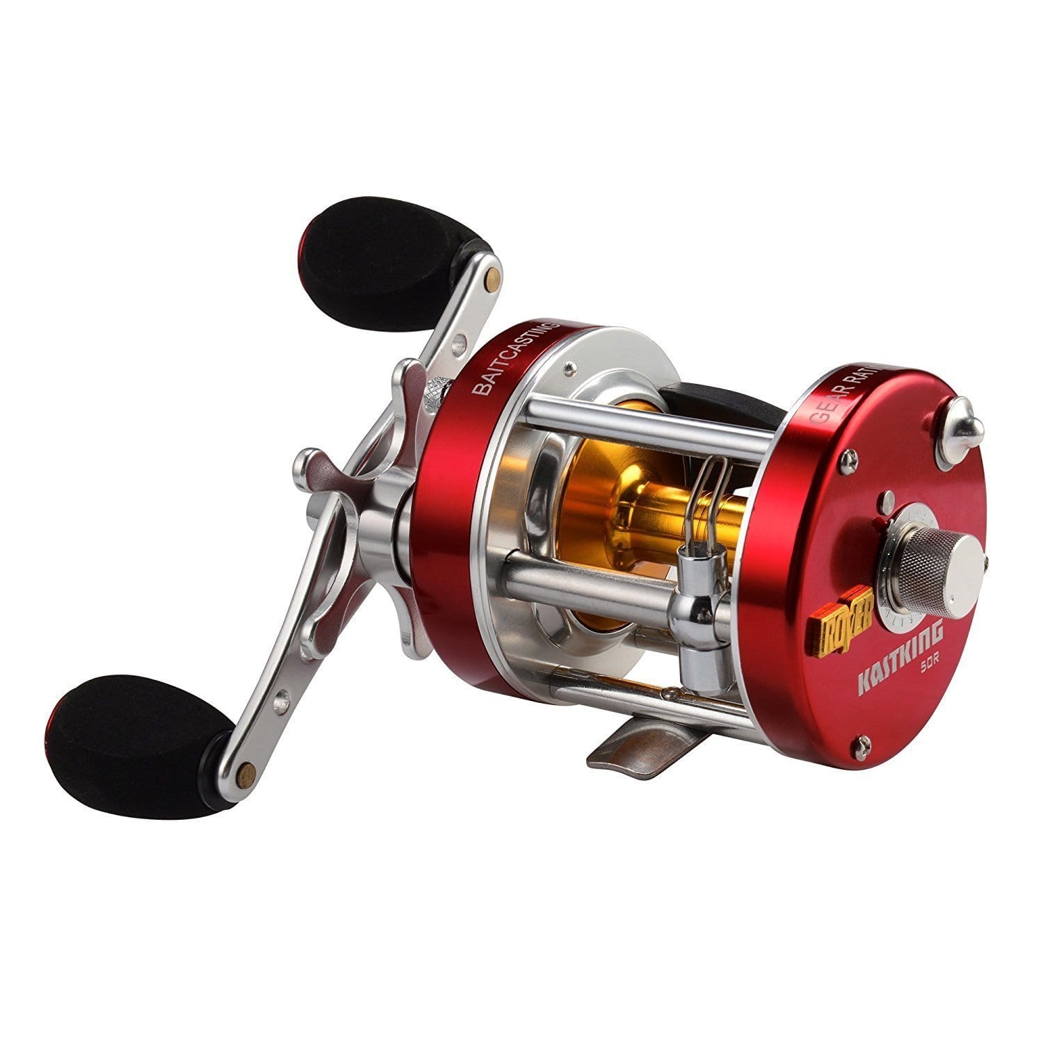 KastKing Rover Round Baitcasting Reel for big fish, Perfect Conventional Reel for Catfish, Salmon/Steelhead, Striper Bass and Inshore Saltwater KastKing Rover Round Baitcasting Reel for big fish, Perfect Conventional Reel for Catfish, Salmon/Steelhead, Striper Bass and Inshore Saltwater