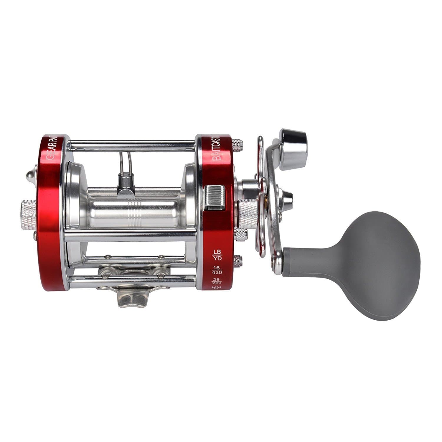 baitcast round reel Tournament Ready Baitcaster for Catfish 600CTS this reel features a 5 H2OX Premier Round Baitcast Reel