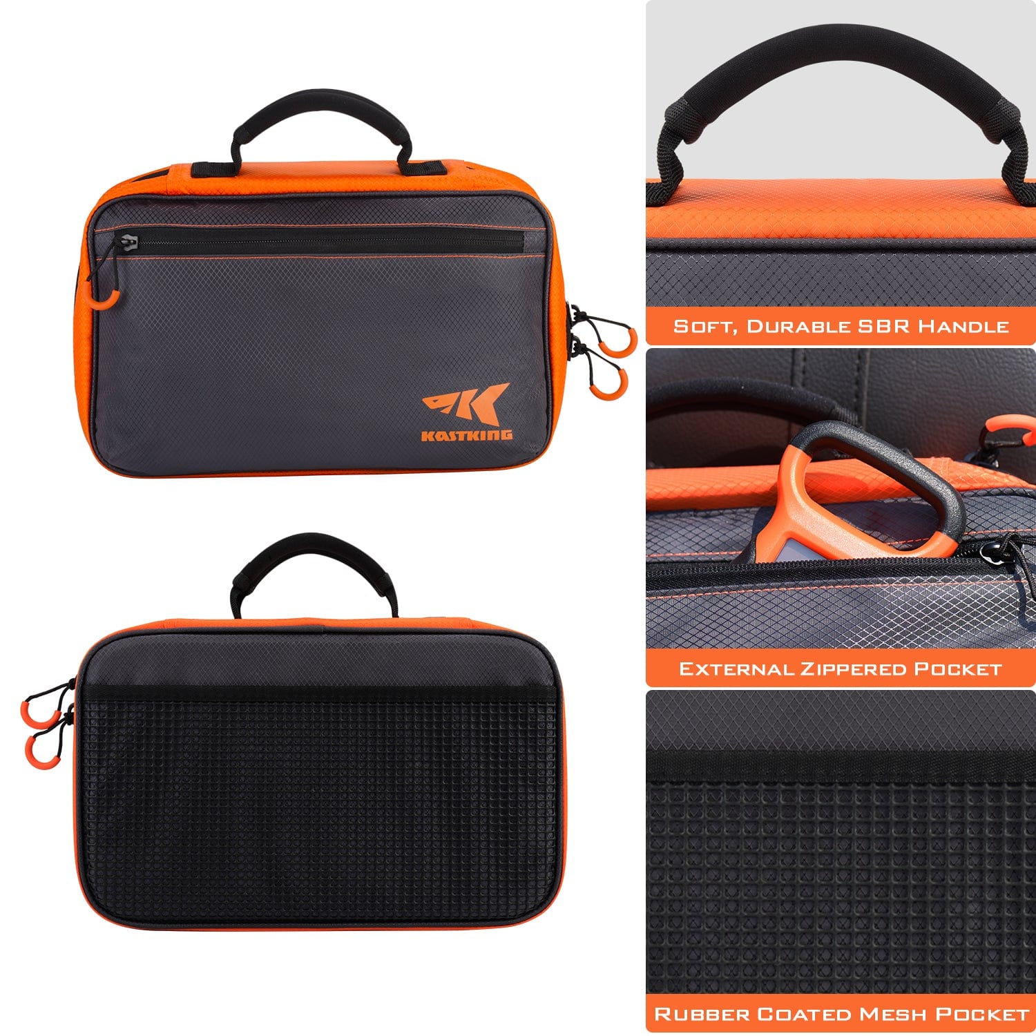 best tackle bag for soft plastics KastKing Bait Boss Lure Bag Utility Binder Tackle Bag