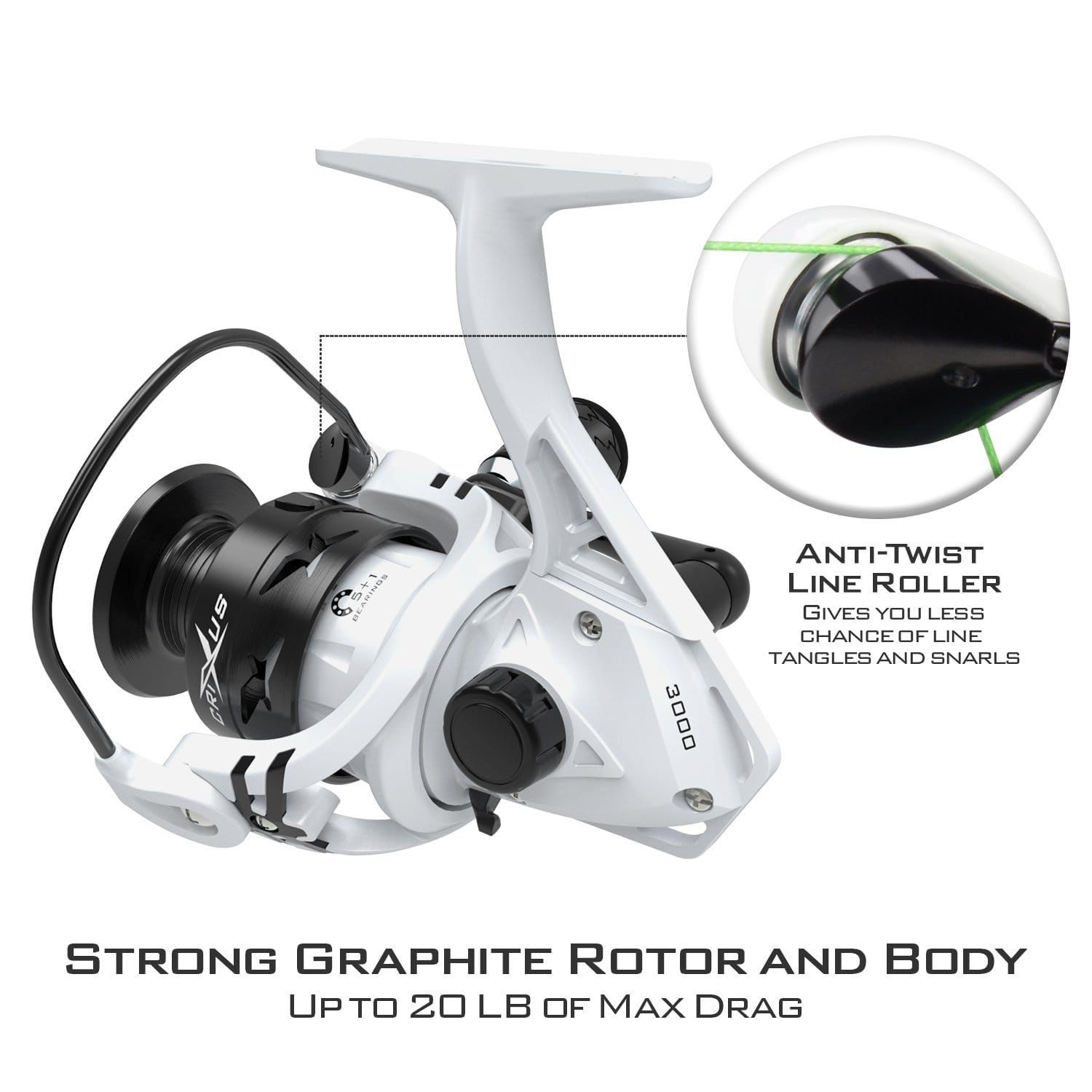 crius fishing reel KastKing Crixus Spinning Fishing Rod and Reel Combo