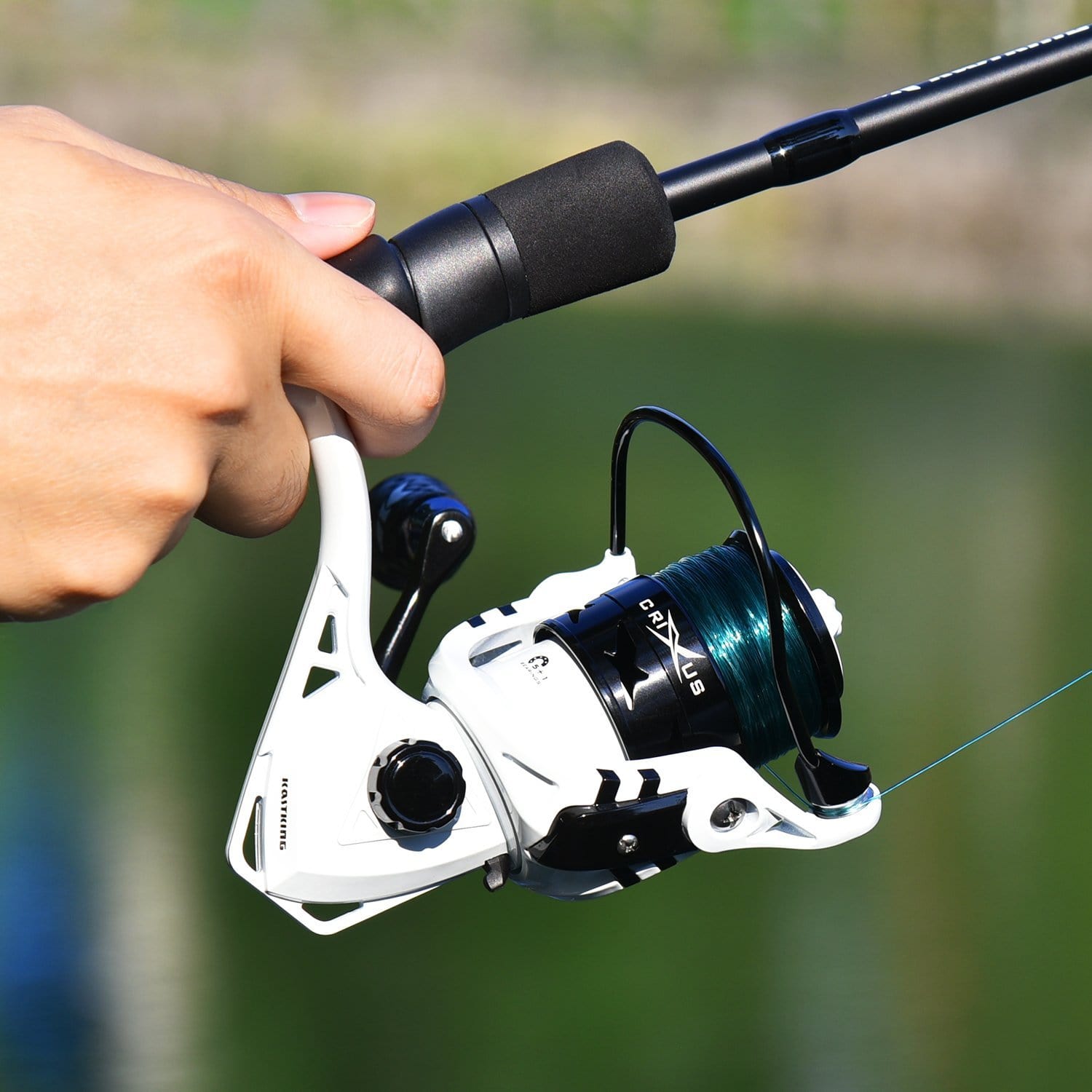 KastKing Crixus Spinning Fishing Rod and Reel Combo