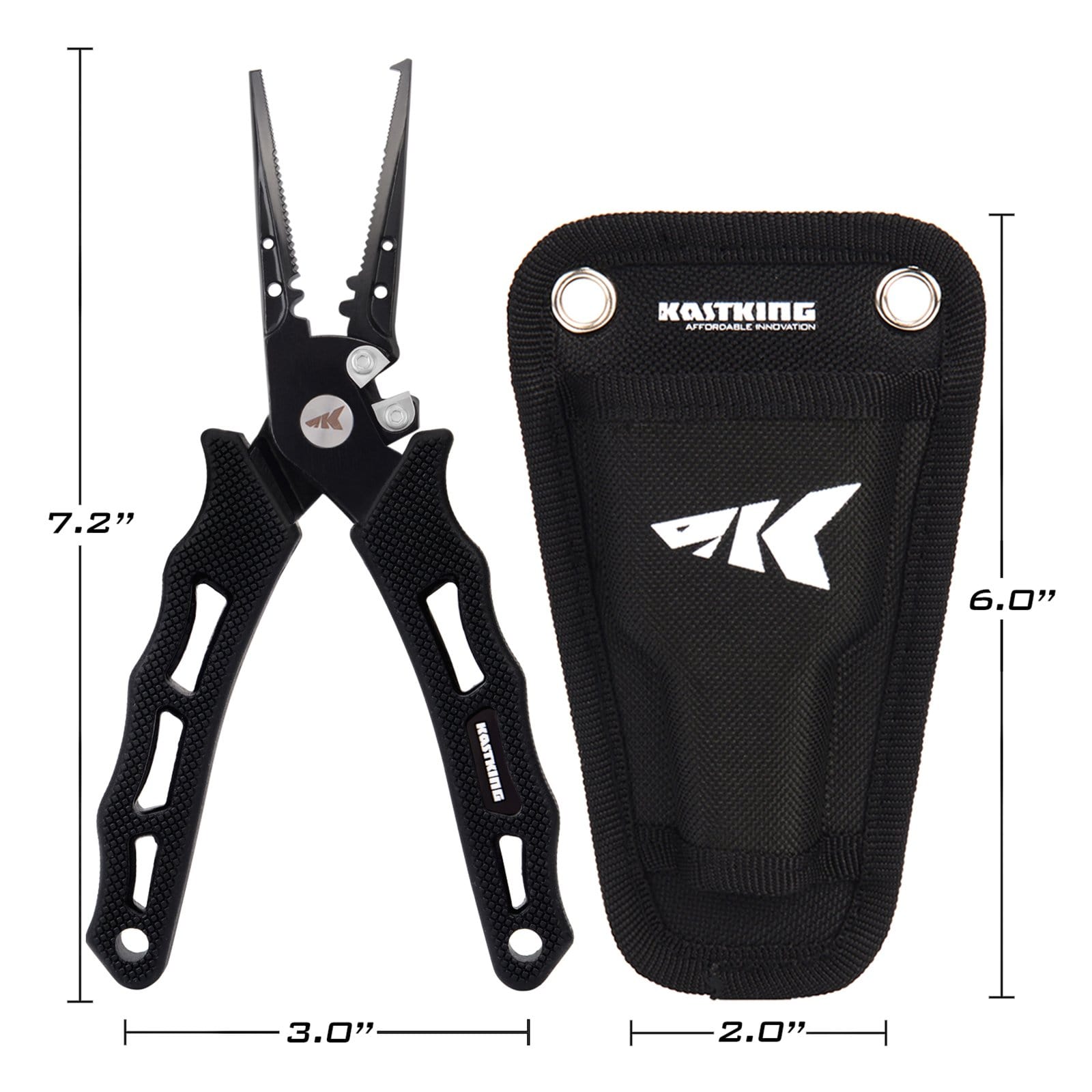 Ketsicart Aluminum Fishing Pliers Split Ring Cutters Hooks Remover Fishing  Holder Tackle with Oxford Sheath and Security Landyard : : Home  Improvement