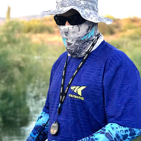KastKing Sol Armis Neck Gaiter Silver Mist
