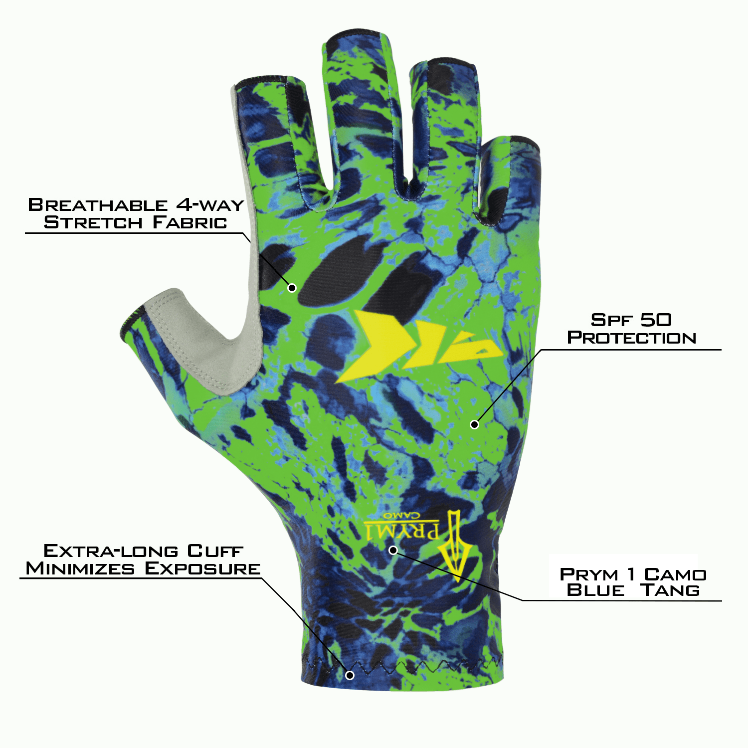 KastKing Sol Armis Sun Gloves Blackout Prym1 / Large/X-Large