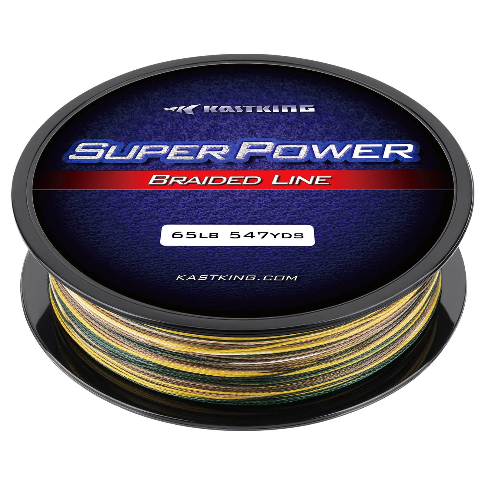 KastKing SuperPower Braided Fishing Line-New Color - Camo / 327 Yds / 6 LB