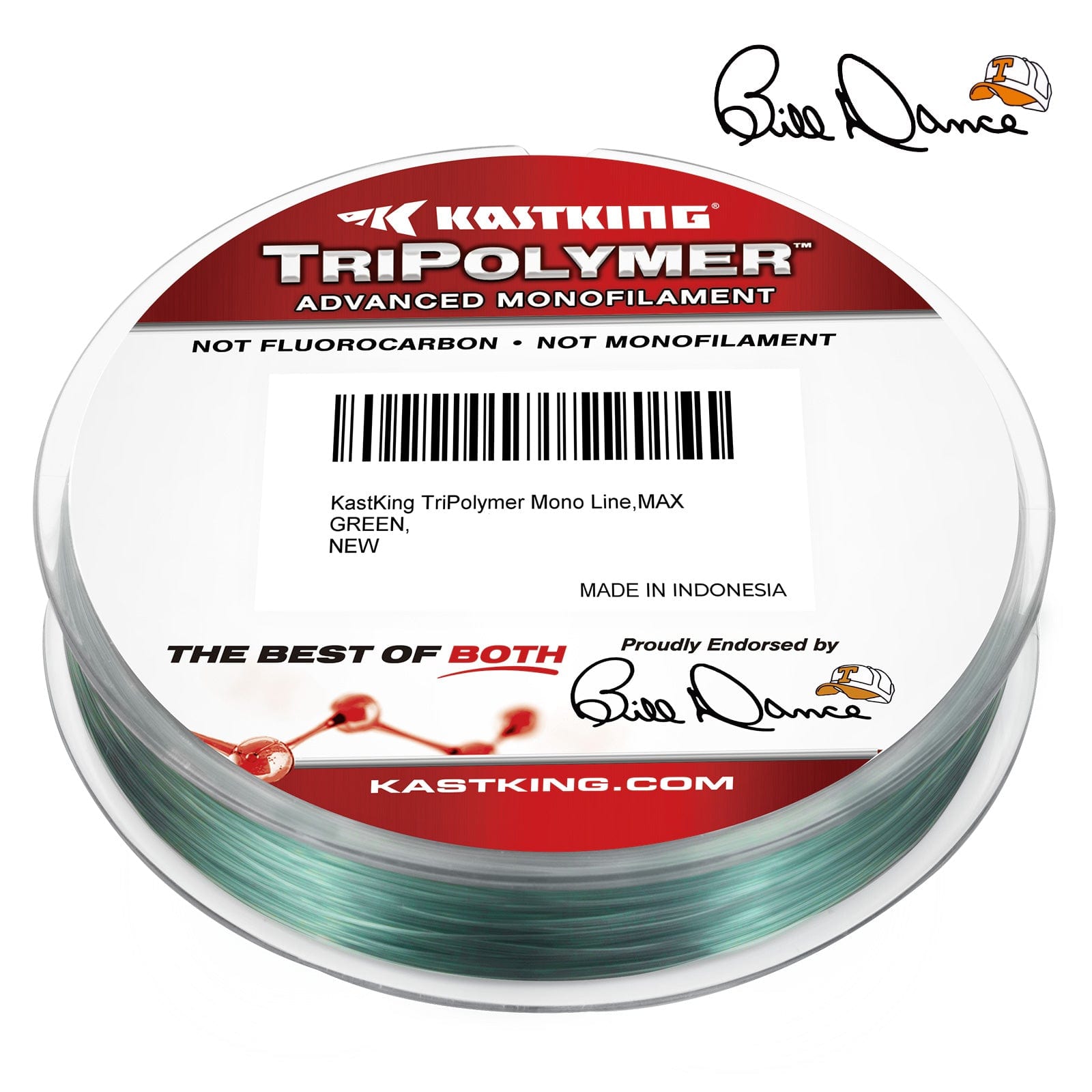 best 8lb mono fishing line KastKing TriPolymer Advanced Monofilament Fishing Line Max Green / 300 Yds / 20 lb