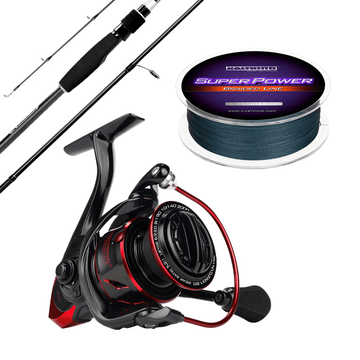 KastKing Spinning Bundle For Performance Fishing